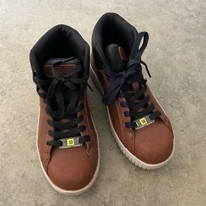 Women’s Brown High-Top Casual Sneakers